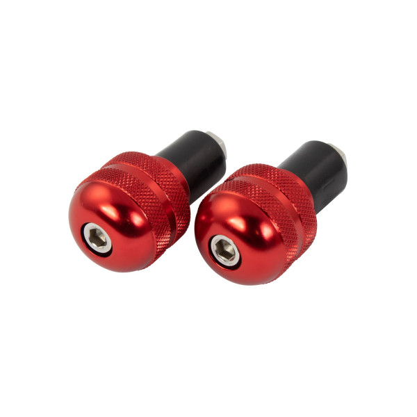bike it Bike it red 18mm round bar end weights